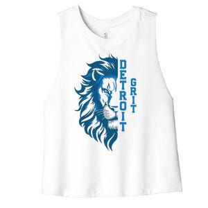 Grit Detroit Apparel Women's Racerback Cropped Tank