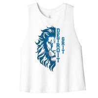 Grit Detroit Apparel Women's Racerback Cropped Tank