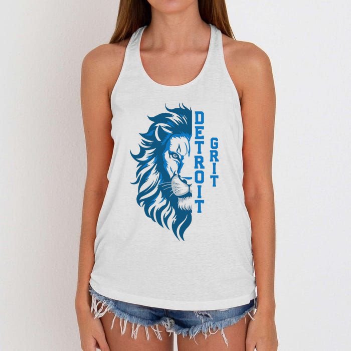 Grit Detroit Apparel Women's Knotted Racerback Tank