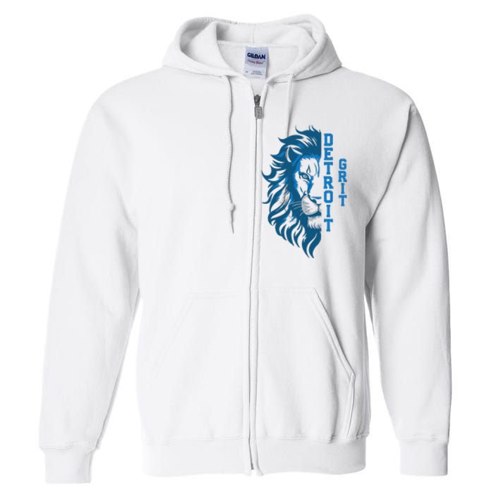 Grit Detroit Apparel Full Zip Hoodie