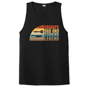 Grandpa Dad And Cooking Legend Cook Cooking And Chef Cute Gift PosiCharge Competitor Tank