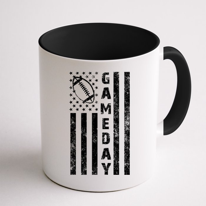 Game Day American Flag Football Lover Mug