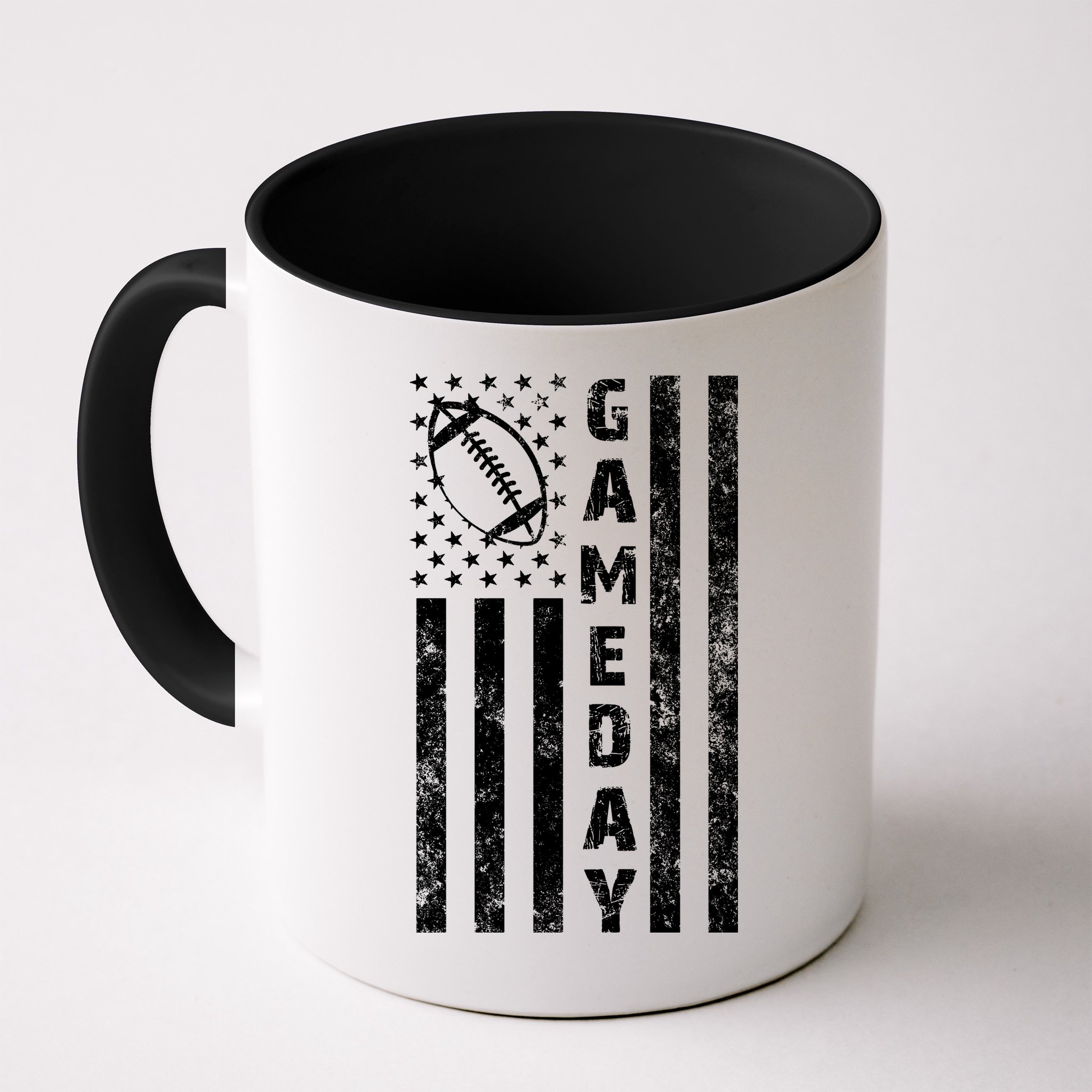 Game Day American Flag Football Lover Mug