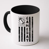 Game Day American Flag Football Lover Mug
