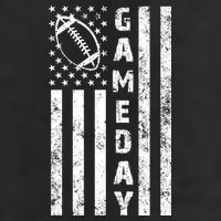 Game Day American Flag Football Lover Beanie