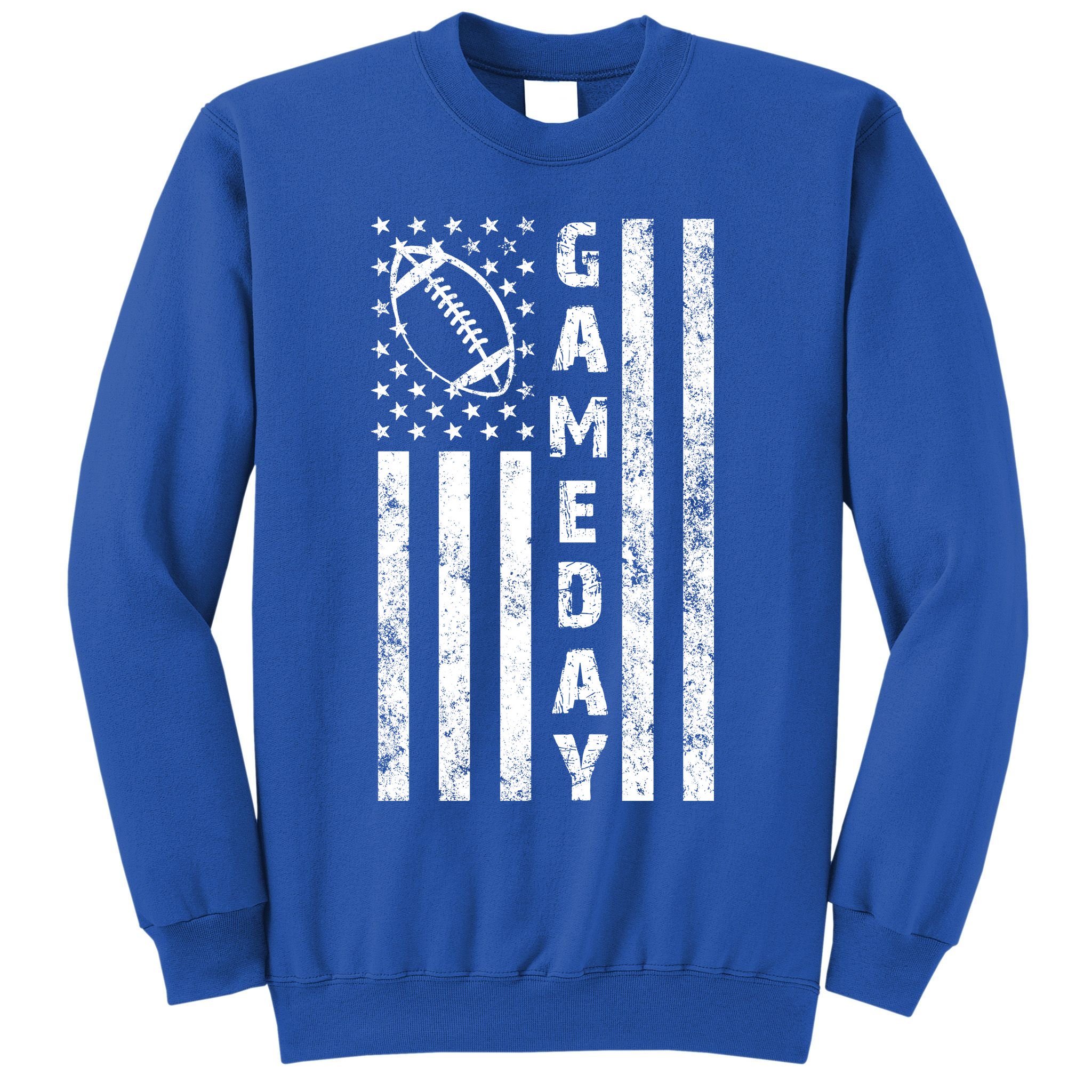 Game Day American Flag Football Lover Sweatshirt