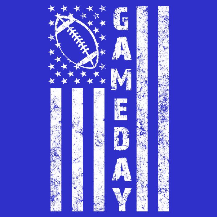 Game Day American Flag Football Lover Visor