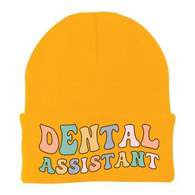 Groovy Dental Assistant Dental Assisting Funny Gift Knit Cap Winter Beanie