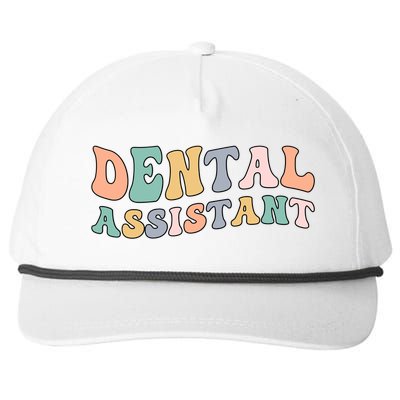 Groovy Dental Assistant Dental Assisting Funny Gift Snapback Five-Panel Rope Hat