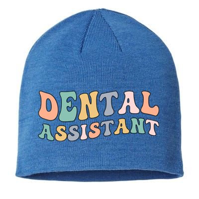 Groovy Dental Assistant Dental Assisting Funny Gift Sustainable Beanie