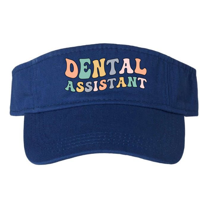 Groovy Dental Assistant Dental Assisting Funny Gift Valucap Bio-Washed Visor