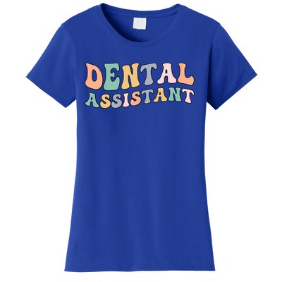 Groovy Dental Assistant Dental Assisting Funny Gift Women's T-Shirt