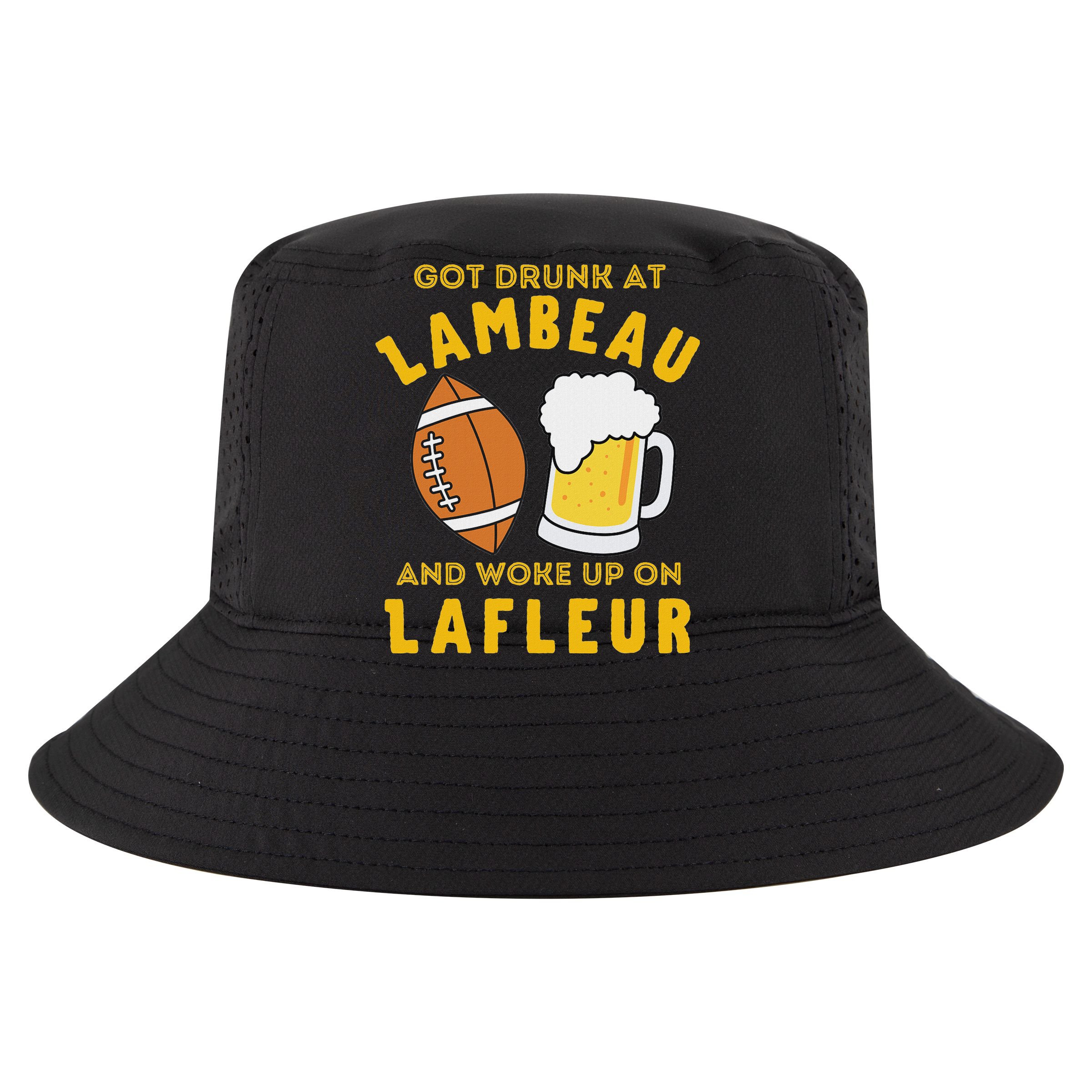 Got Drunk At Lambeau And Woke Up On Lafleur Fans Sustainable Bucket Hat