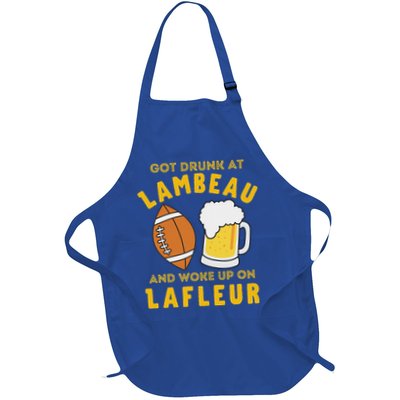 Got Drunk At Lambeau And Woke Up On Lafleur Fans Apron
