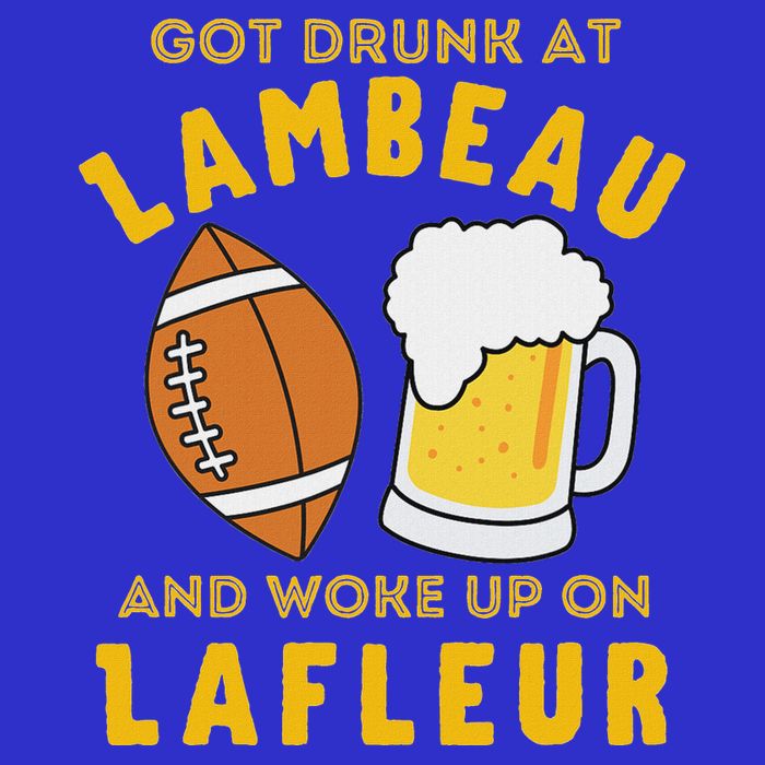 Got Drunk At Lambeau And Woke Up On Lafleur Fans Button