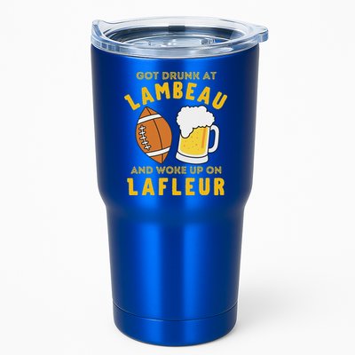 Got Drunk At Lambeau And Woke Up On Lafleur Fans Tumbler