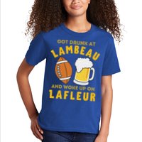 Got Drunk At Lambeau And Woke Up On Lafleur Fans Kids T-Shirt
