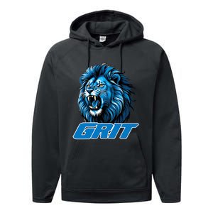 Grit Detroit Apparel Performance Fleece Hoodie