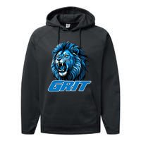 Grit Detroit Apparel Performance Fleece Hoodie