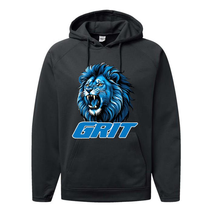 Grit Detroit Apparel Performance Fleece Hoodie