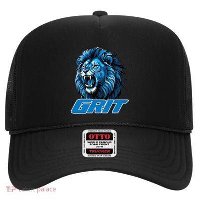 Grit Detroit Apparel High Crown Mesh Back Trucker Hat