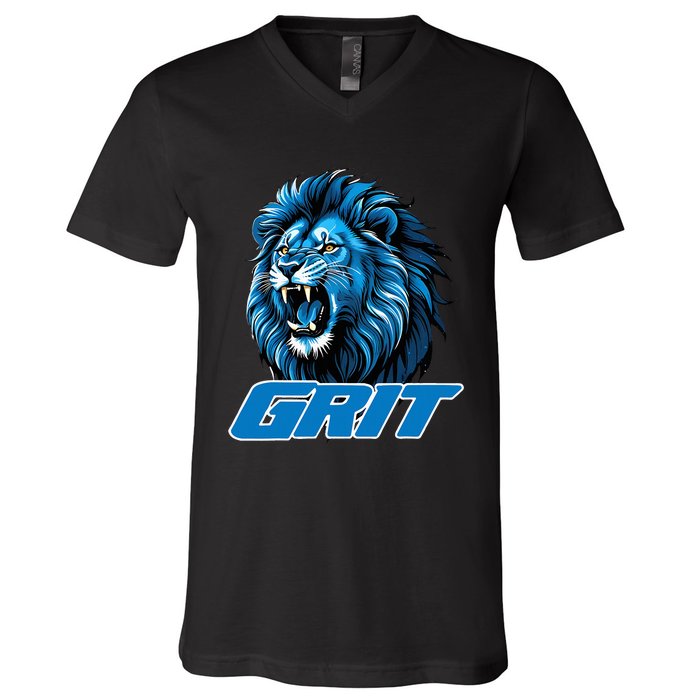 Grit Detroit Apparel V-Neck T-Shirt