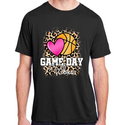 Game Day Basketball Leopard Print  Basketball Adult ChromaSoft Performance T-Shirt