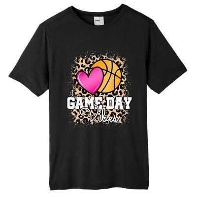 Game Day Basketball Leopard Print  Basketball Tall Fusion ChromaSoft Performance T-Shirt