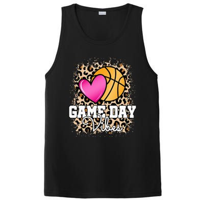 Game Day Basketball Leopard Print  Basketball PosiCharge Competitor Tank