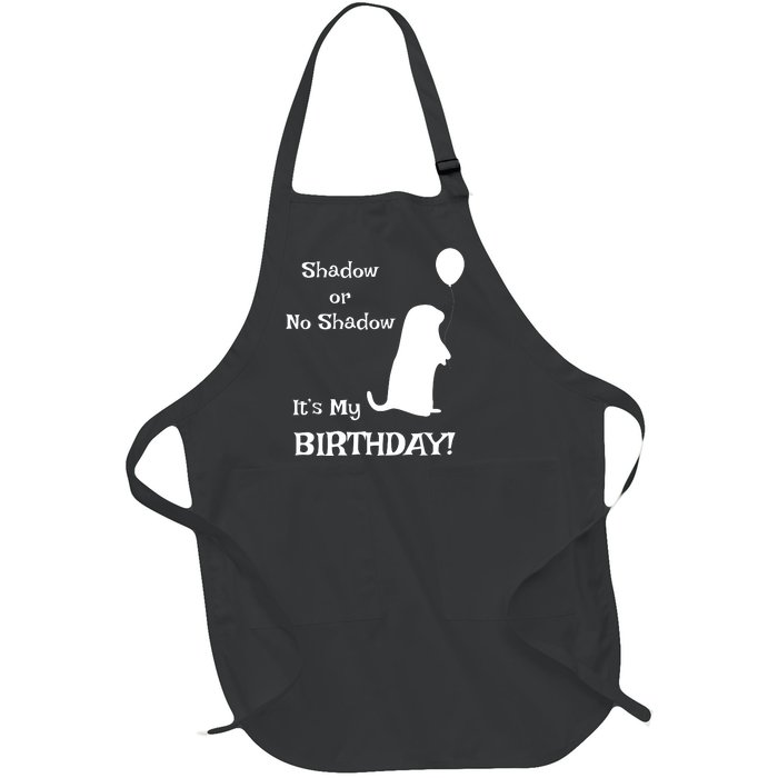 Groundhog Day Birthday Shirts Perfect February 2nd Gift Full-Length Apron With Pockets