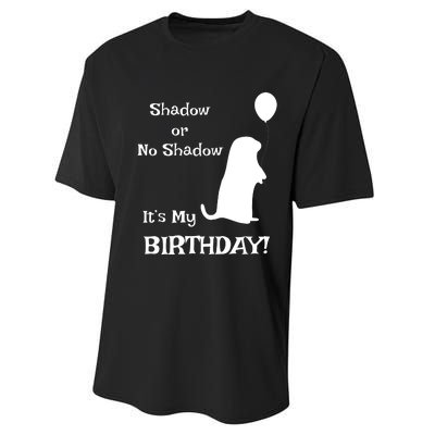 Groundhog Day Birthday Shirts Perfect February 2nd Gift Performance Sprint T-Shirt