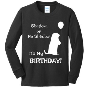 Groundhog Day Birthday Shirts Perfect February 2nd Gift Kids Long Sleeve Shirt