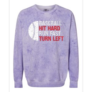 Game Day Baseball For Lovers Baseball man Colorblast Crewneck Sweatshirt