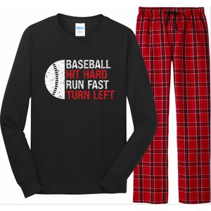 Game Day Baseball For Lovers Baseball man Long Sleeve Pajama Set