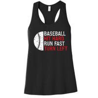 Game Day Baseball For Lovers Baseball man Women's Racerback Tank