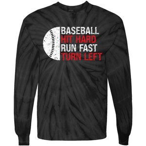 Game Day Baseball For Lovers Baseball man Tie-Dye Long Sleeve Shirt