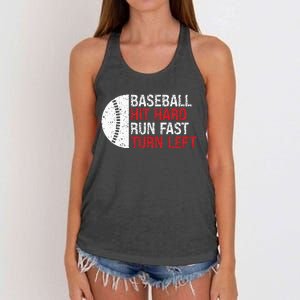 Game Day Baseball For Lovers Baseball man Women's Knotted Racerback Tank