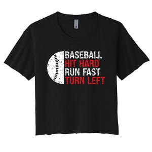 Game Day Baseball For Lovers Baseball man Women's Crop Top Tee