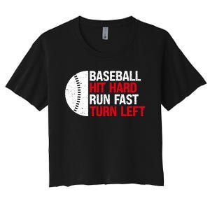 Game Day Baseball For Lovers Baseball Women's Crop Top Tee