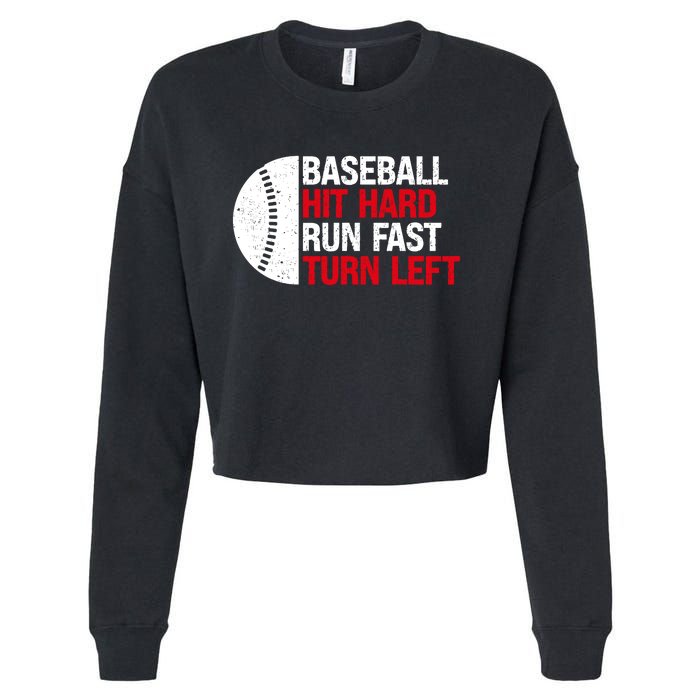 Game Day Baseball For Lovers Baseball Cropped Pullover Crew