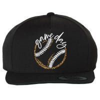 Game Day Baseball Baseball Life Softball Life For Mom Wool Snapback Cap