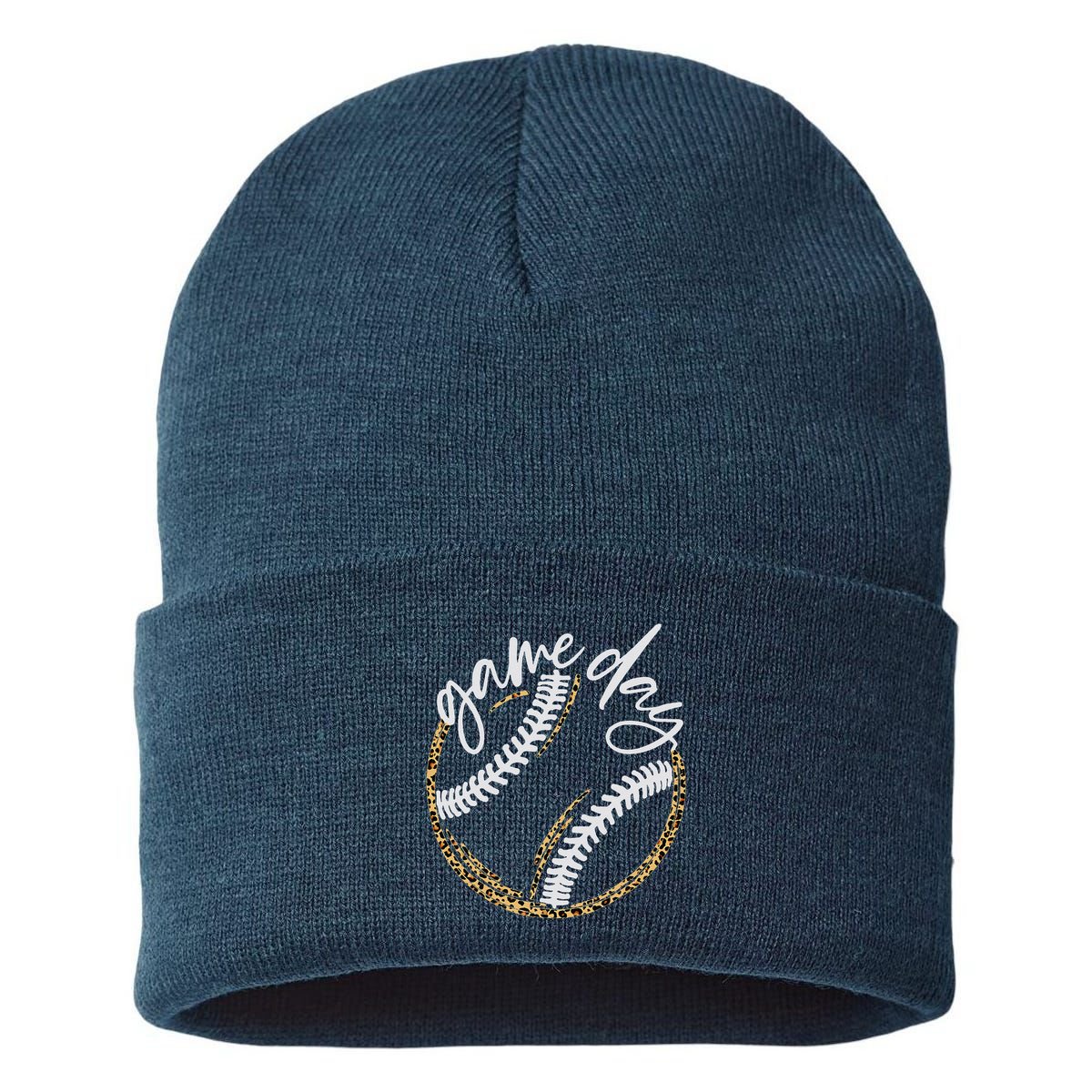 Game Day Baseball Baseball Life Softball Life For Mom Sustainable Knit Beanie