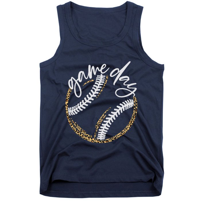 Game Day Baseball Baseball Life Softball Life For Mom Tank Top