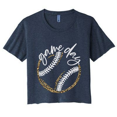 Game Day Baseball Baseball Life Softball Life For Mom Crop Top