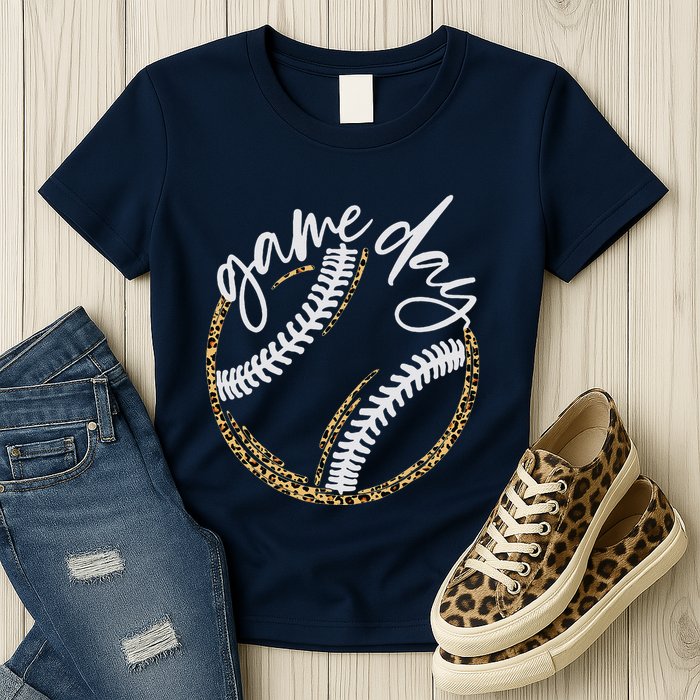 Game Day Baseball Baseball Life Softball Life For Mom Womens T-Shirt