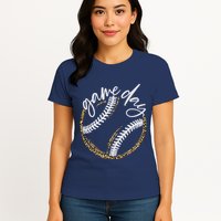 Game Day Baseball Baseball Life Softball Life For Mom Womens T-Shirt