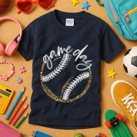 Game Day Baseball Baseball Life Softball Life For Mom Kids T-Shirt