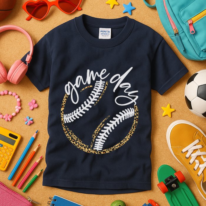 Game Day Baseball Baseball Life Softball Life For Mom Kids T-Shirt