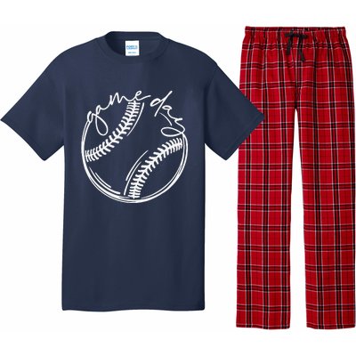 Game Day Baseball Baseball Life Softball Life Gift For Mom Pajama Set