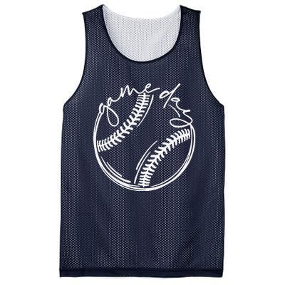 Game Day Baseball Baseball Life Softball Life Gift For Mom Mesh Reversible Basketball Jersey Tank